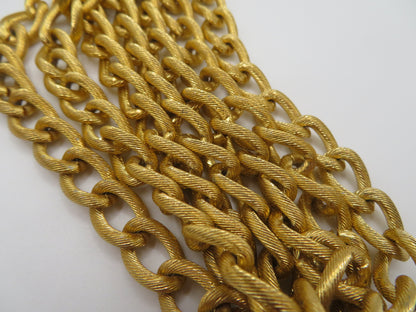 Iris Apfel's Vintage Chunky Gold Multi-Strand Bracelet