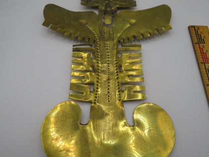 Iris Apfel's Vintage Massive Pre-Columbian Style Figural Pendant Necklace