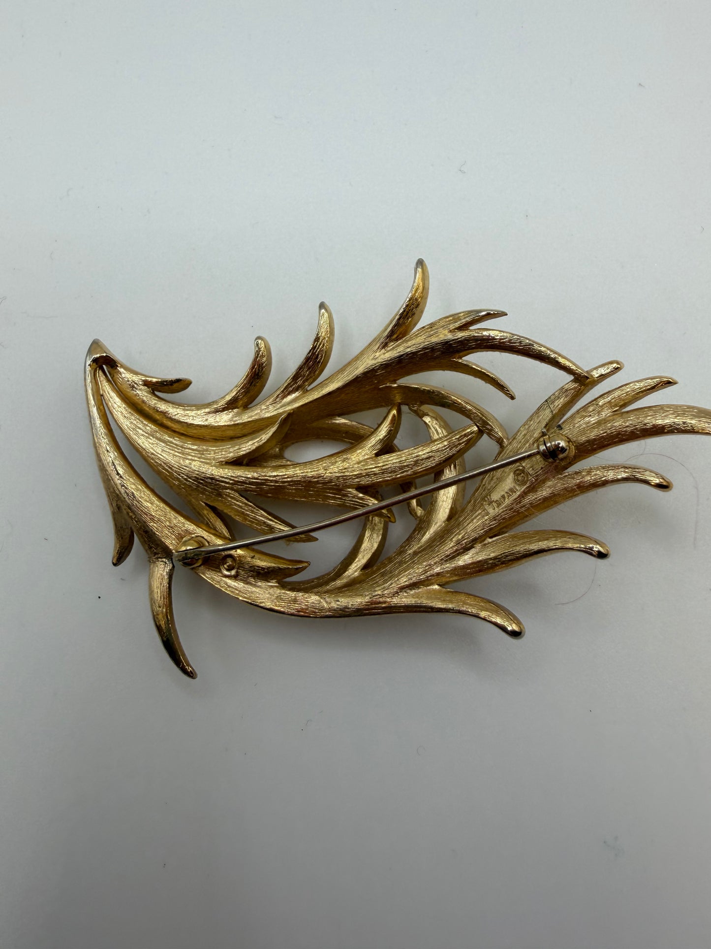 Vintage Trifari Leaf Brooch