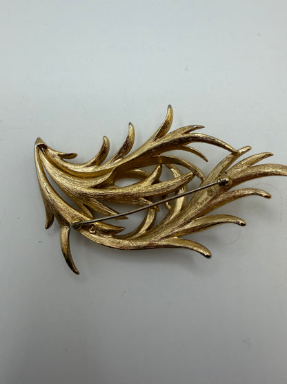 Vintage Trifari Leaf Brooch