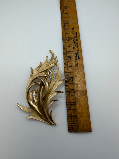 Vintage Trifari Leaf Brooch