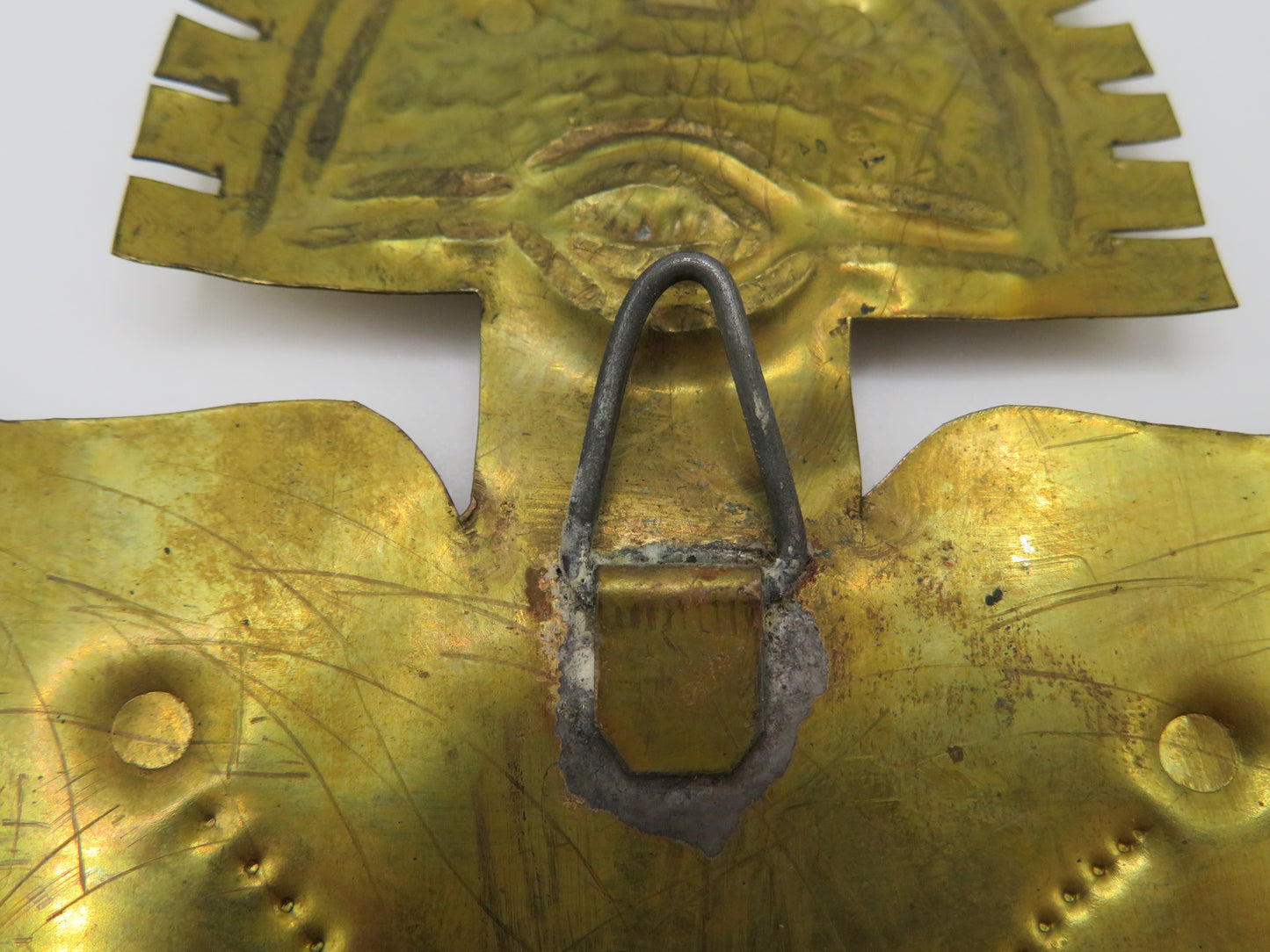 Iris Apfel's Vintage Massive Pre-Columbian Style Figural Pendant Necklace