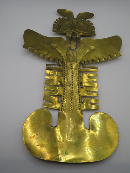 Iris Apfel's Vintage Massive Pre-Columbian Style Figural Pendant Necklace