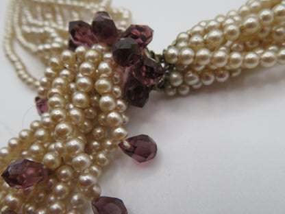 Iris Apfel's Vintage Roger Jean Pierre or Gripoix Pearl Necklace