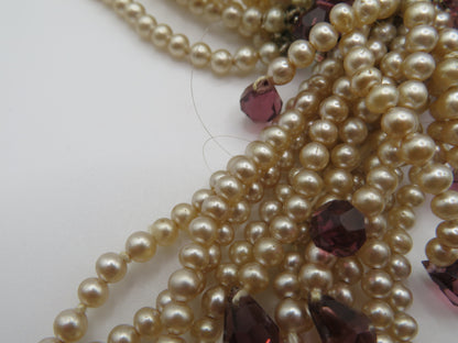 Iris Apfel's Vintage Roger Jean Pierre or Gripoix Pearl Necklace
