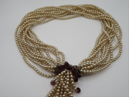 Iris Apfel's Vintage Roger Jean Pierre or Gripoix Pearl Necklace