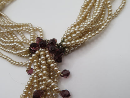 Iris Apfel's Vintage Roger Jean Pierre or Gripoix Pearl Necklace
