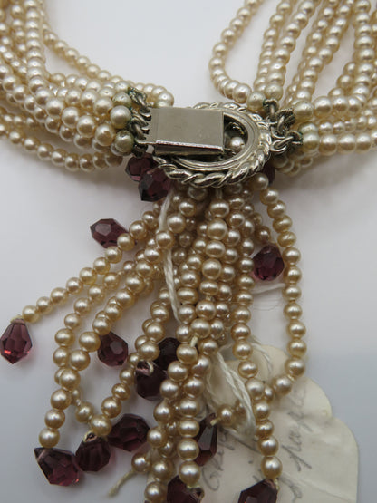 Iris Apfel's Vintage Roger Jean Pierre or Gripoix Pearl Necklace