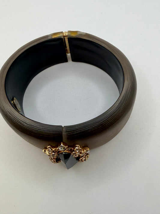 Vintage Archival Alexis Bittar Hematite Bracelet Cuff