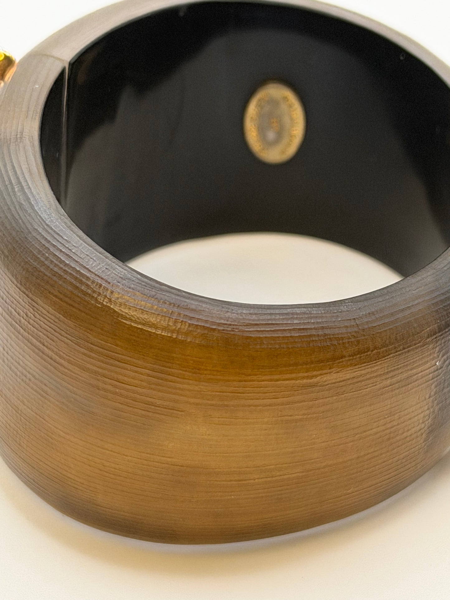 Vintage Archival Alexis Bittar Hematite Bracelet Cuff