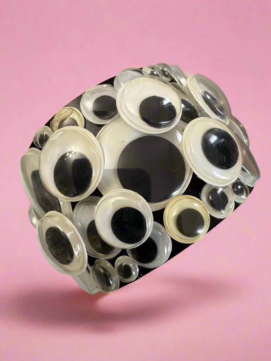 Vintage Googly Eye Bracelet - Iris Apfel Book Piece
