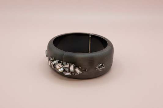 Vintage Archival Alexis Bittar Maximalist Crystal Bracelet Cuff