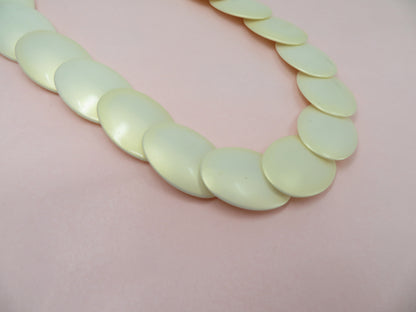 Iris Apfel's Vintage Pearlescent Disc Sterling Silver Necklace