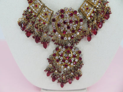 Iris Apfel's Vintage Hand-Beaded Indian Wedding Style Necklace