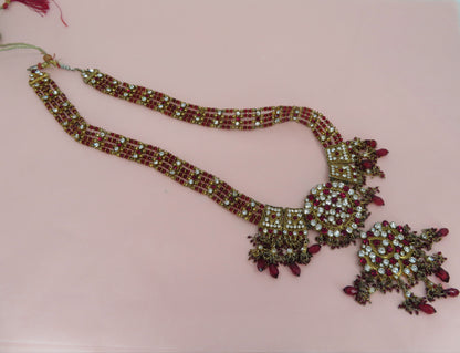 Iris Apfel's Vintage Hand-Beaded Indian Wedding Style Necklace