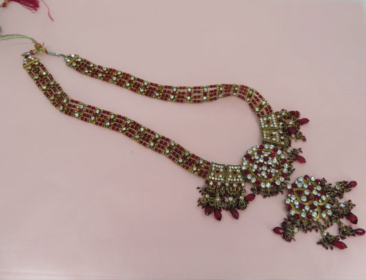 Iris Apfel's Vintage Hand-Beaded Indian Wedding Style Necklace