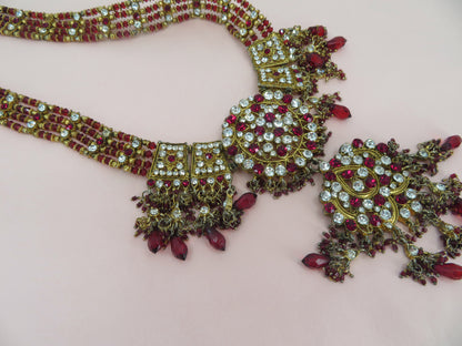 Iris Apfel's Vintage Hand-Beaded Indian Wedding Style Necklace