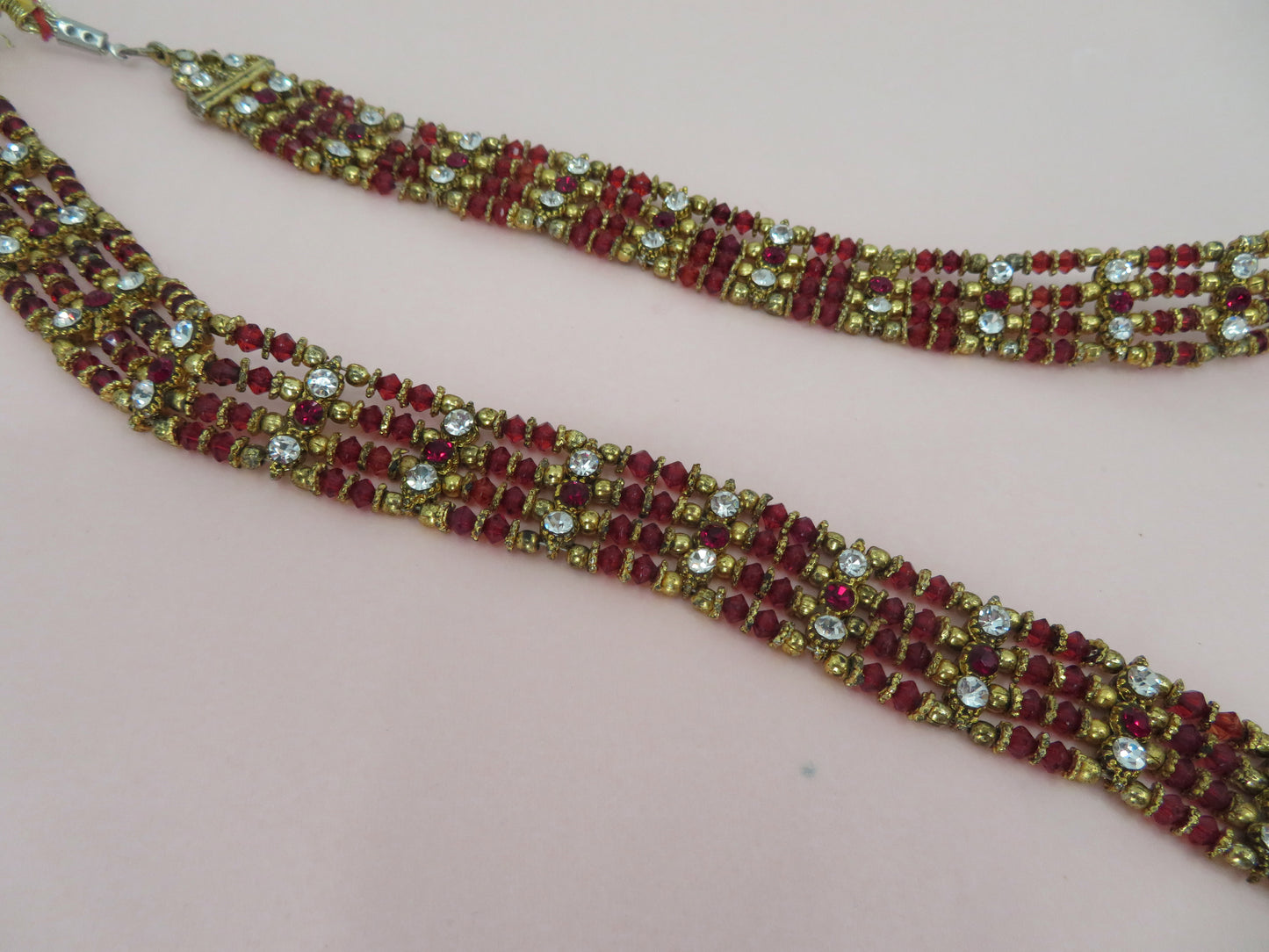Iris Apfel's Vintage Hand-Beaded Indian Wedding Style Necklace