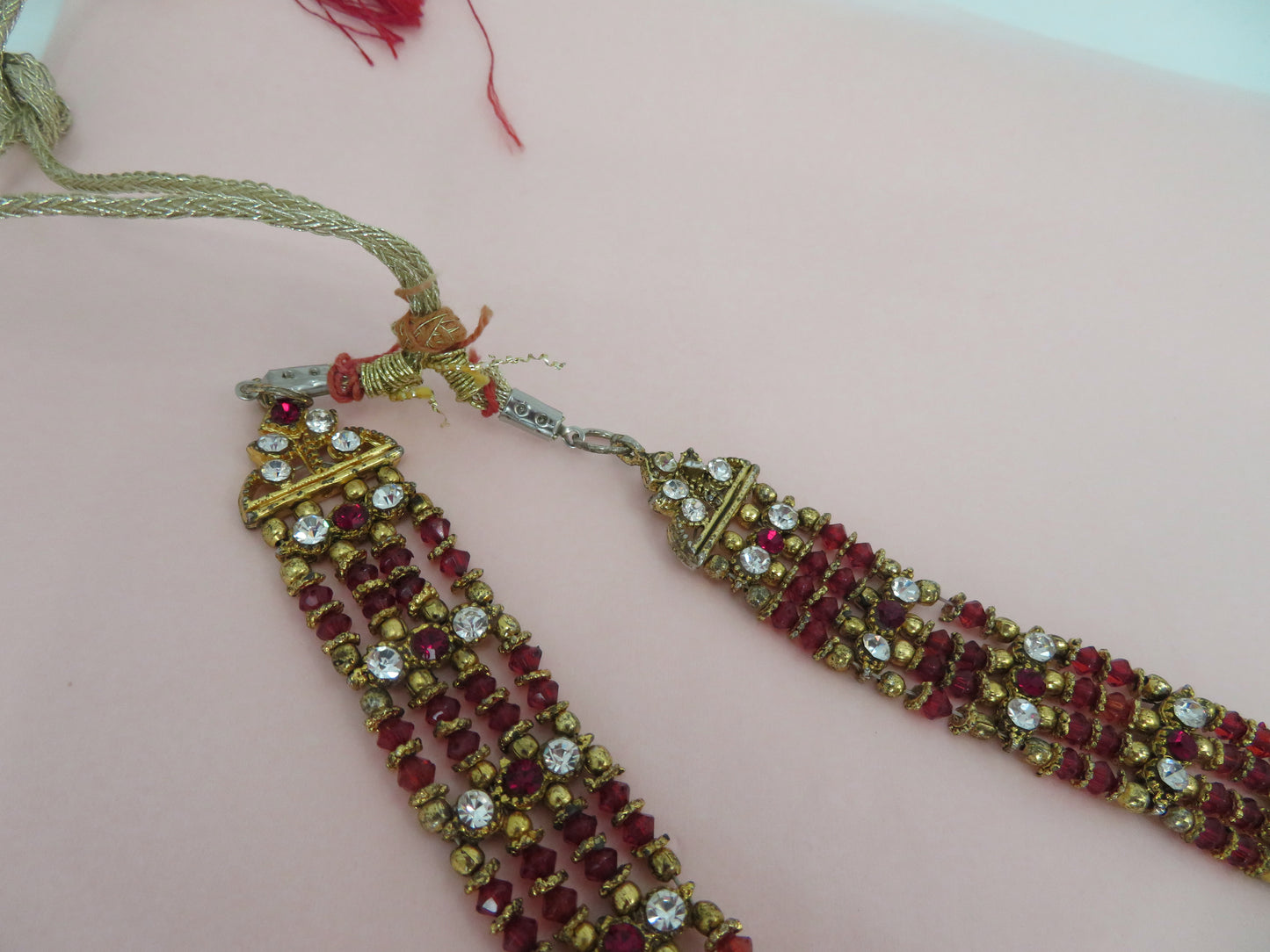 Iris Apfel's Vintage Hand-Beaded Indian Wedding Style Necklace