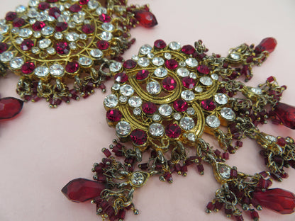 Iris Apfel's Vintage Hand-Beaded Indian Wedding Style Necklace