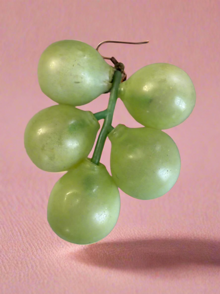 Realistic Grape Single Earring