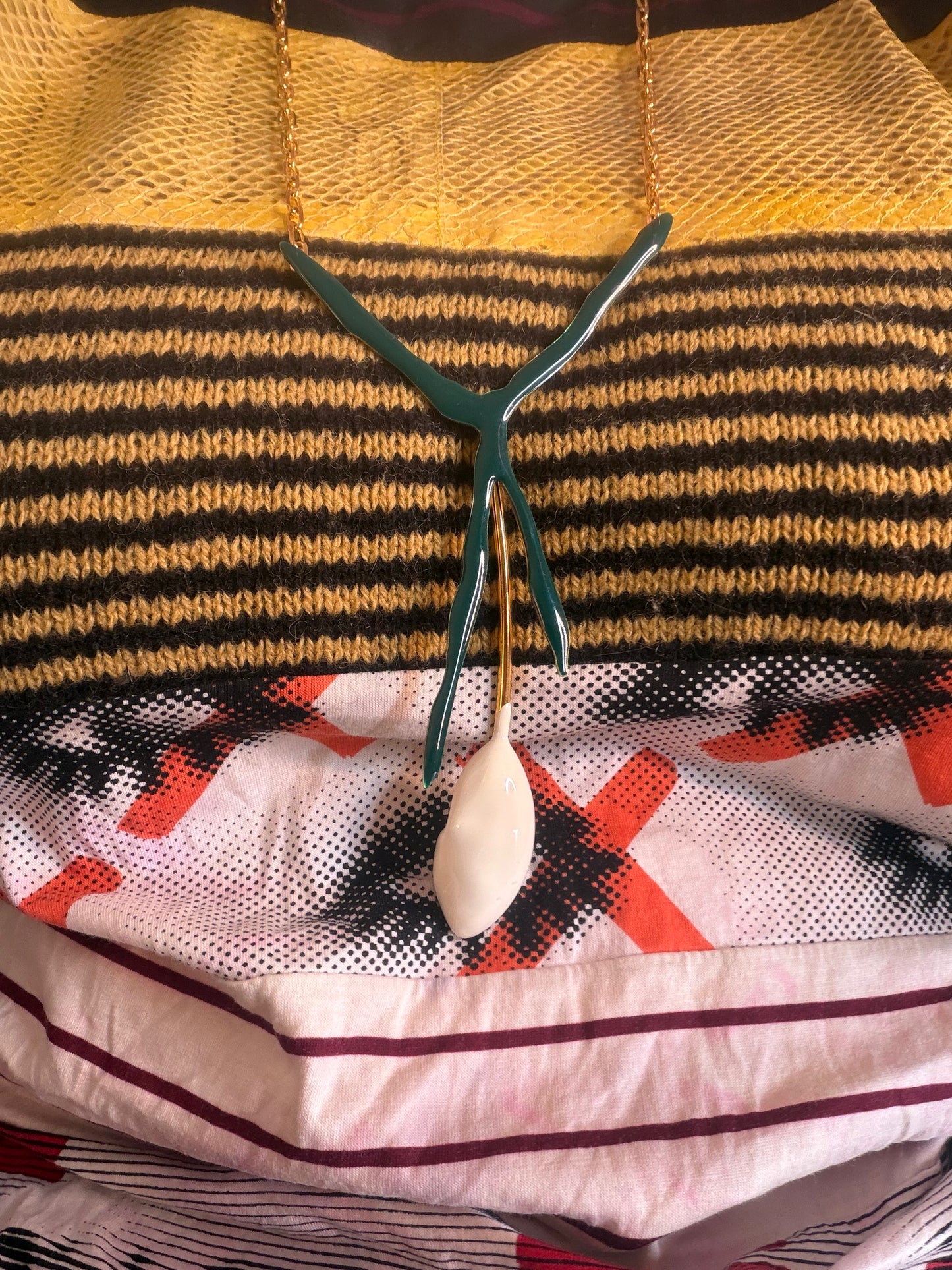 Rare Marni Sculpted Bloom Necklace
