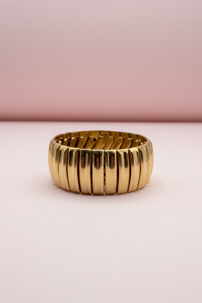 Vintage Gold Expansion Cuff Bracelet, 1950s–60s