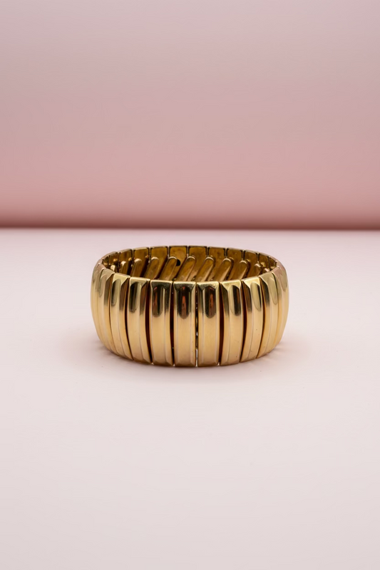 Vintage Gold Expansion Cuff Bracelet, 1950s–60s