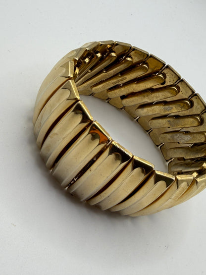Vintage Gold Expansion Cuff Bracelet, 1950s–60s