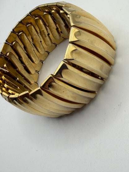Vintage Gold Expansion Cuff Bracelet, 1950s–60s