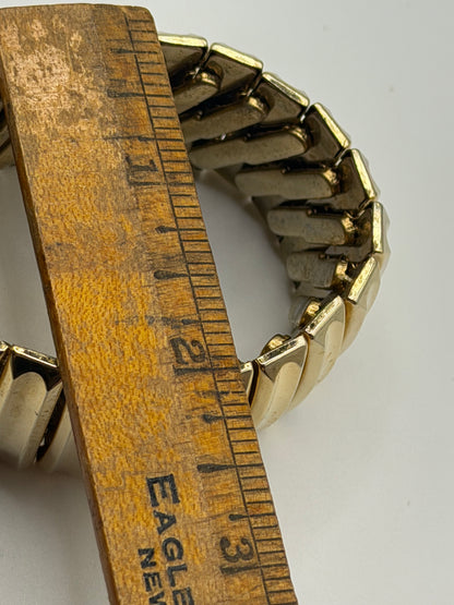 Vintage Gold Expansion Cuff Bracelet, 1950s–60s