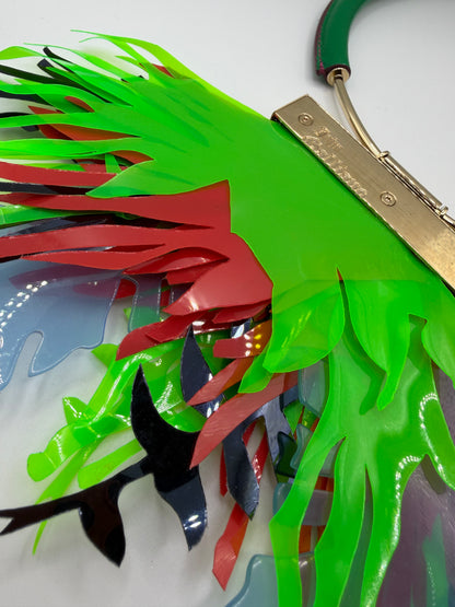 RARE Monumental John Galliano Spring 2015 Runway Leaf Necklace