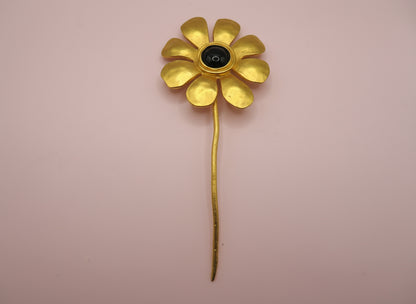 Vintage Karl Lagerfeld 1991 Extra Large Flower Brooch