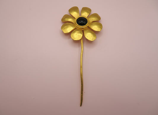 Vintage Karl Lagerfeld 1991 Extra Large Flower Brooch