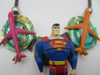 Sue Kreitzman Vintage Superman Early Neckshrine Necklace
