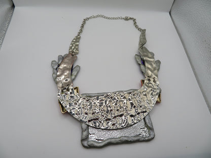Sue Kreitzman Vintage Face & Hands Early Neckshrine Necklace