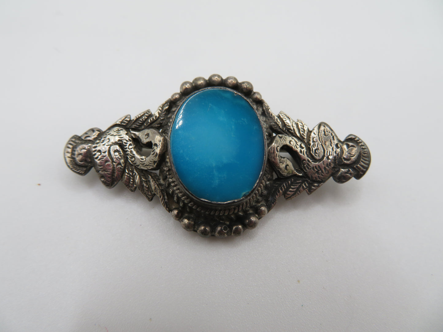 Vintage Sterling Silver Swan Brooch