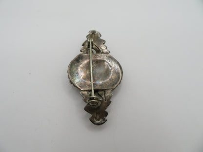 Vintage Sterling Silver Swan Brooch