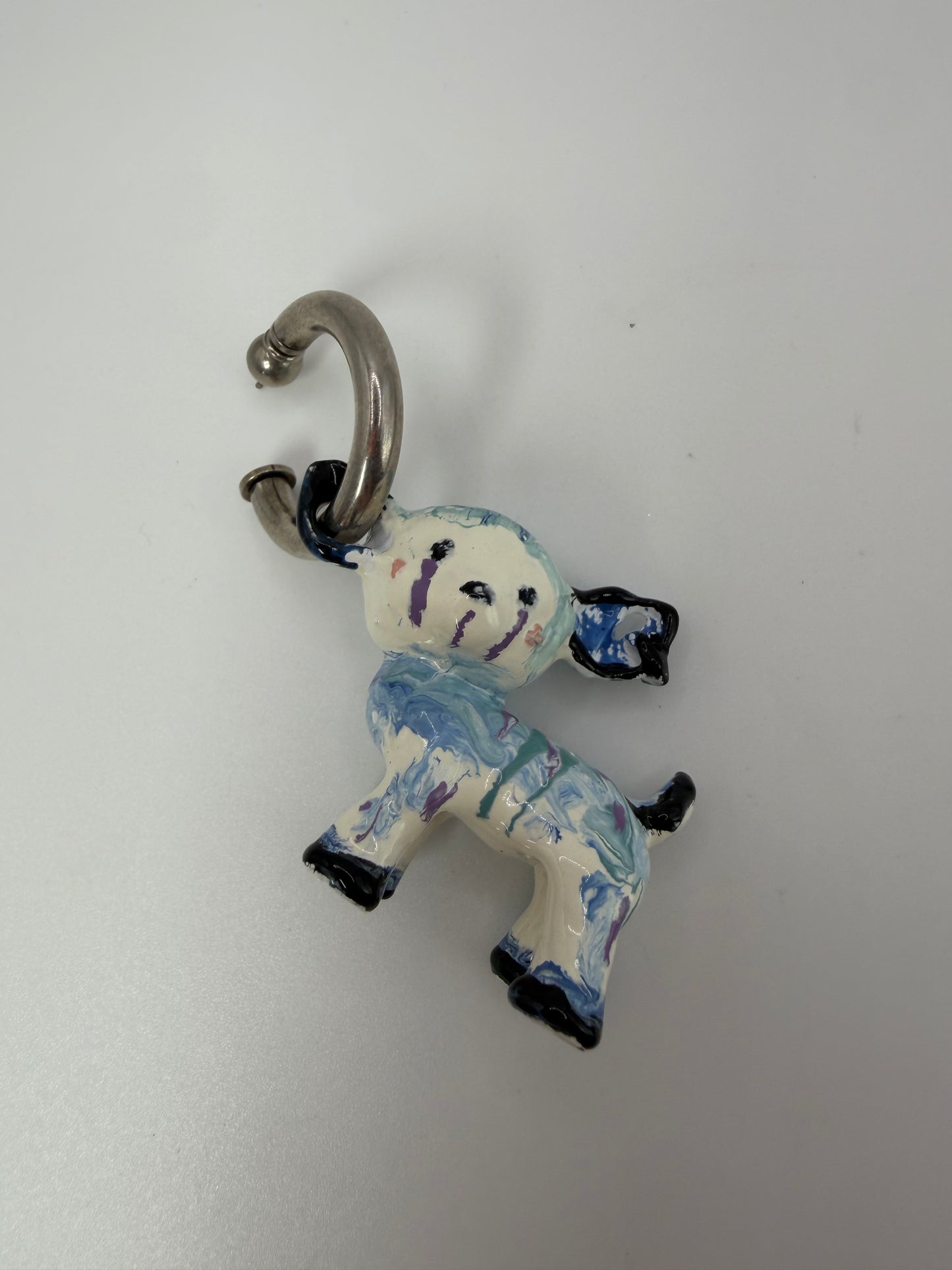 Acne Studios × Apollinaria Broche Enamel Animal Charm Earring