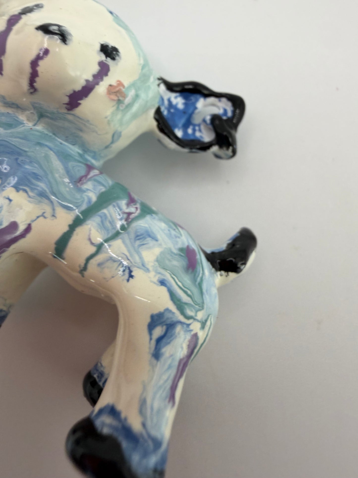 Acne Studios × Apollinaria Broche Enamel Animal Charm Earring