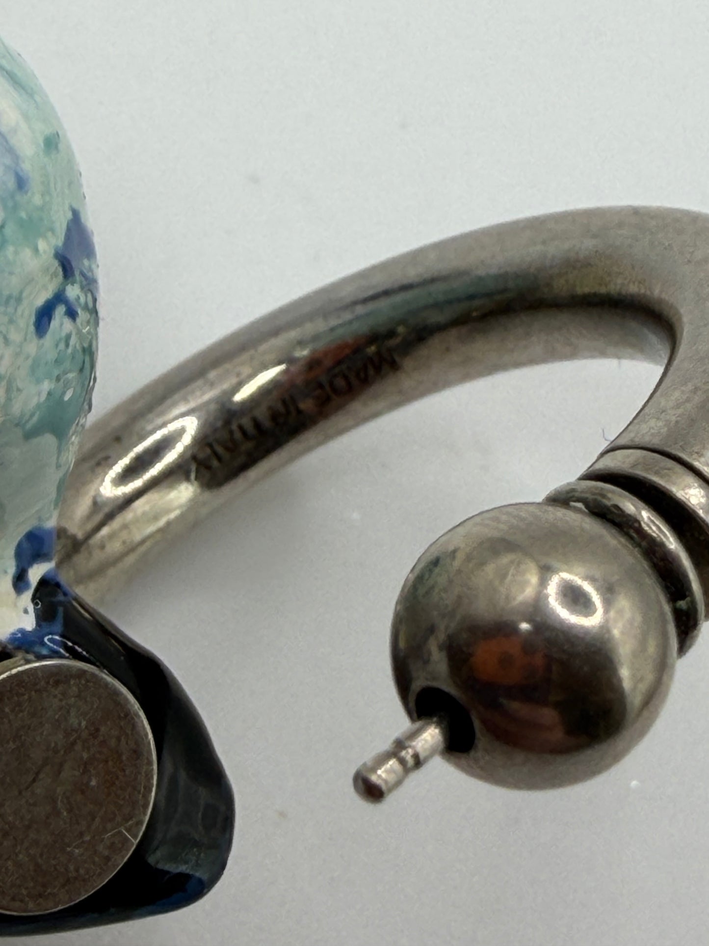 Acne Studios × Apollinaria Broche Enamel Animal Charm Earring