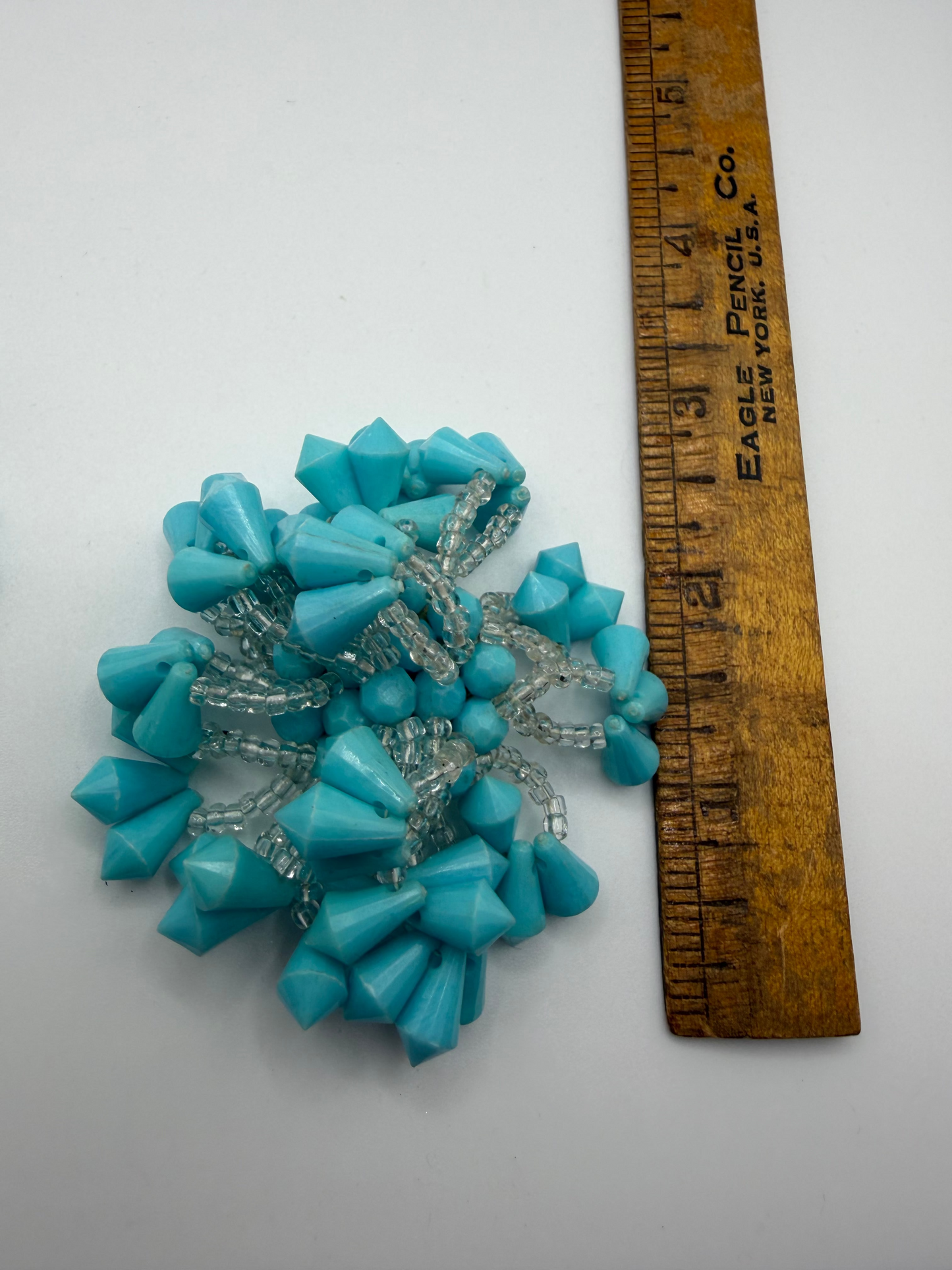 Vintage Turquoise Cha Cha Shoe Clips