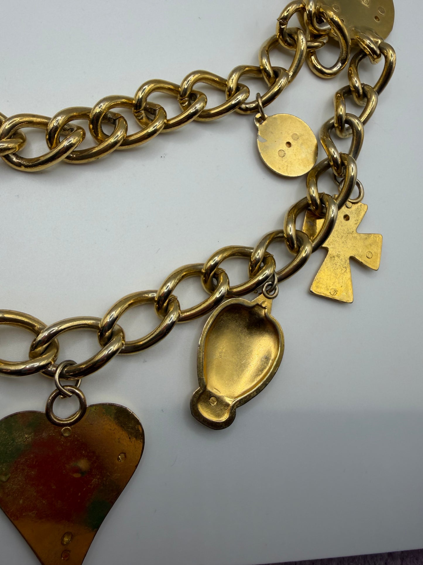 Vintage Iconic Escada Charm Necklace & Belt