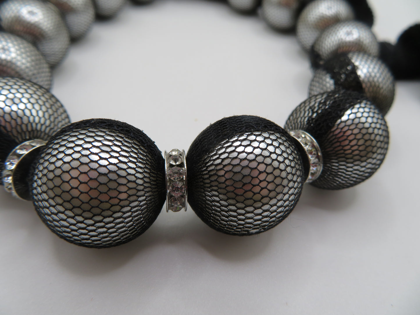 Vintage Lanvin Oversized Tulle Wrapped Pearl Necklace