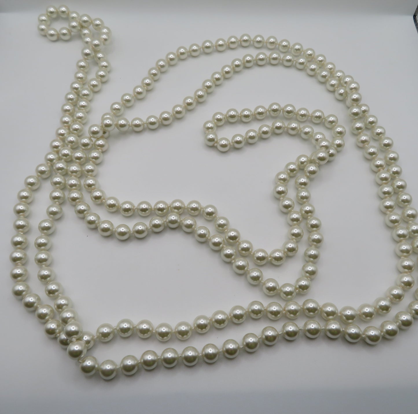 Vintage Super Extra Long Pearl Necklace