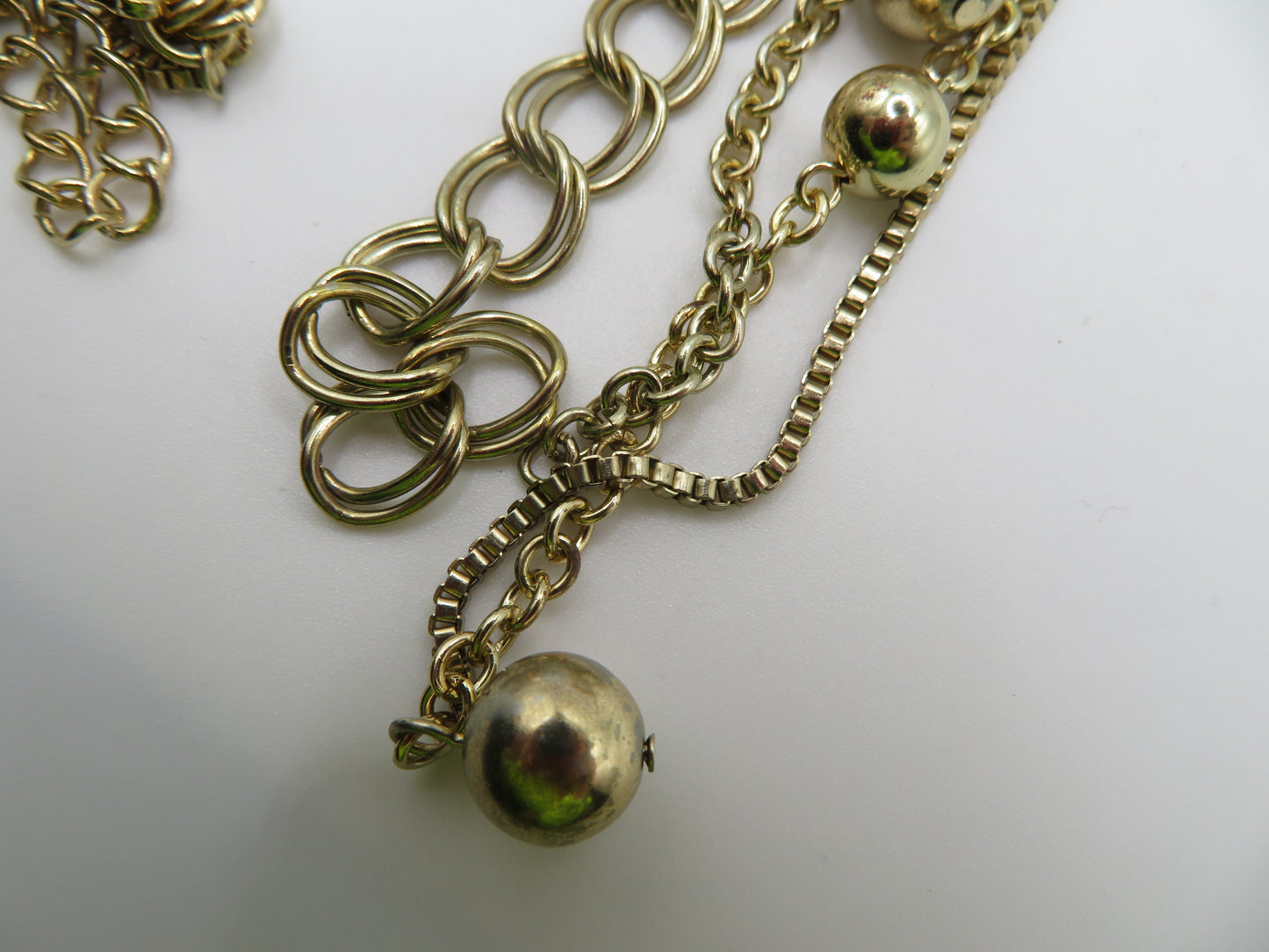 Vintage Mystical Pearl Crystal Pendant Necklace