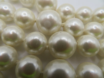 Vintage Chunky 5-Strand Pearl Collar Necklace