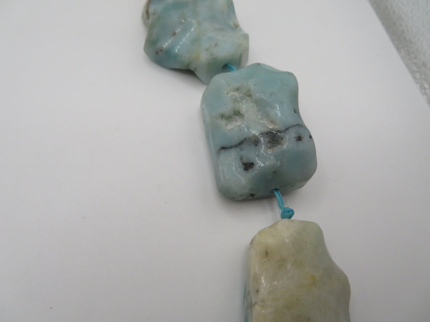 Vintage Kenneth Jay Lane Amazonite Nugget Beaded Necklace