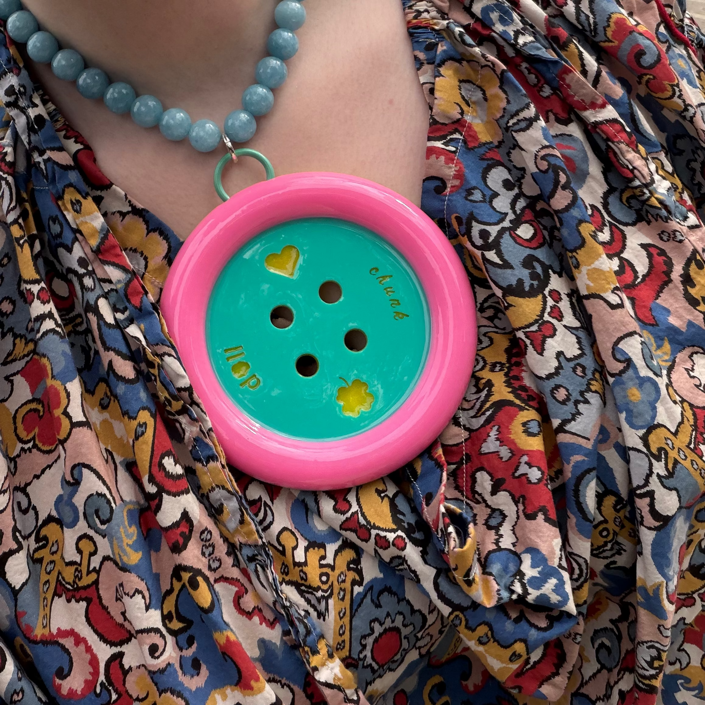 The Everything Button All-in-One Necklace, Hair Clip, Brooch & Charm