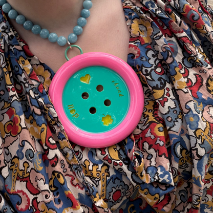 The Everything Button All-in-One Necklace, Hair Clip, Brooch & Charm